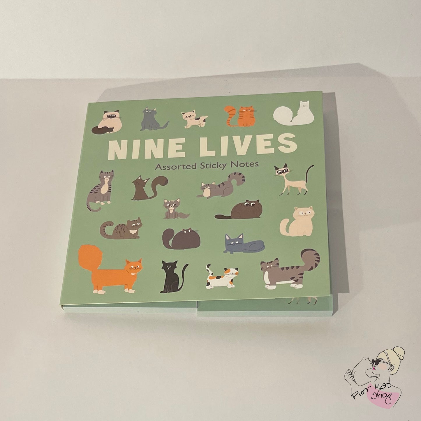 Nine Lives sticky notes