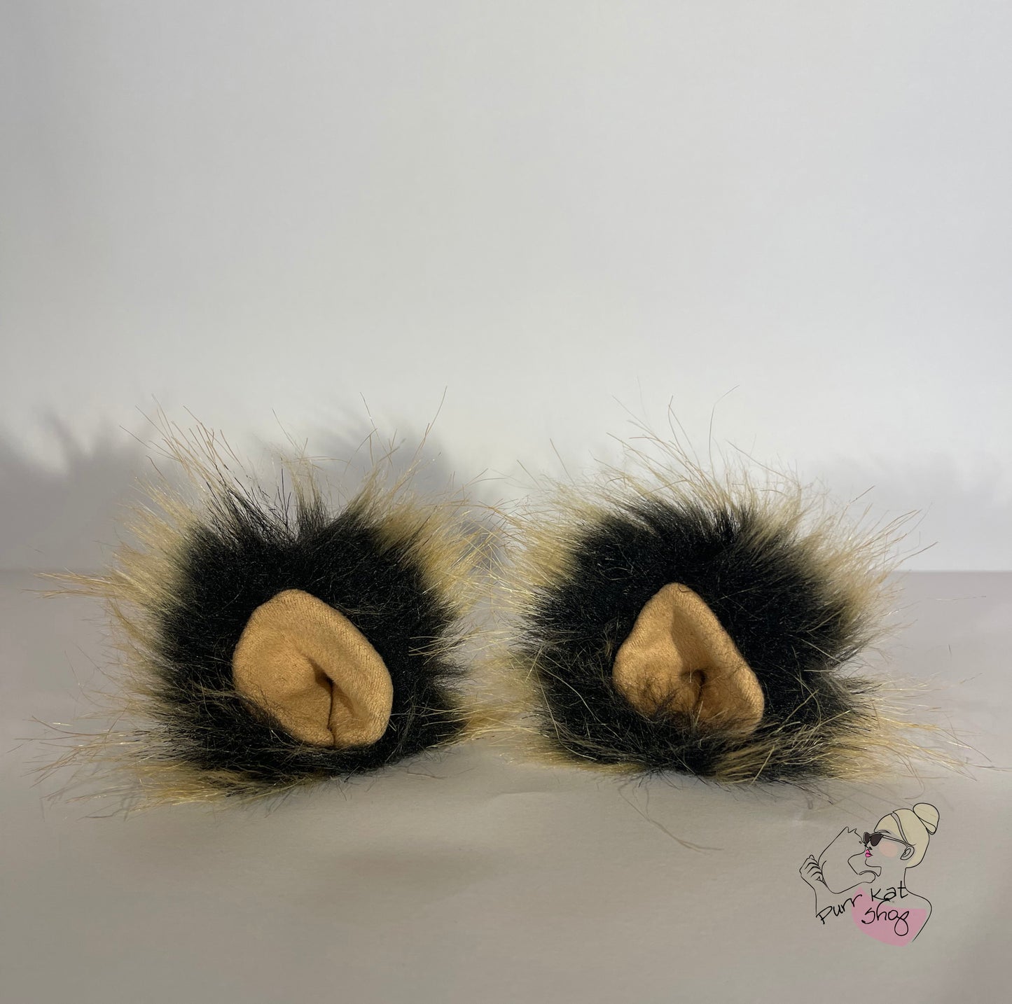 Wild kat Black Brown katten oortjes